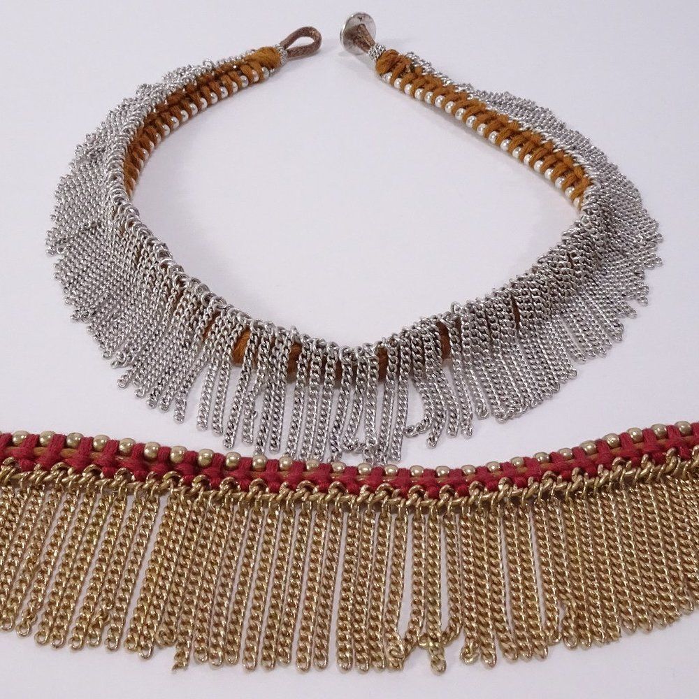 Nordstrom Treasure & bond Fringe Necklace Bracelet Set NWT 100